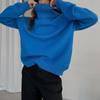 Nuovo Pullover Casual a Manica Lunga in Maglia Liscia Autunno Donna Inverno Spesso Morbido Collo Alto Pullover Maglioni Donna Moda Maglieria Morbida Jumper 24913