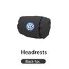 Car Leather Headrest Pillow Neck Lumbar Support Soft Lumbar Cushion Beige For Volkswagen VW Jetta Golf Beetle CC EOS MK2 MK4 MK5 HY3