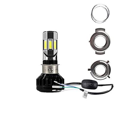 Auto Ideas Motorcycle LED Headlight Bulb, H4, H6, PH7, PH8, DC, AC Compatible, 35W,