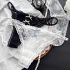 Ladies Summer Thin Sexy Sweet Lace Mesh Thong Underwear