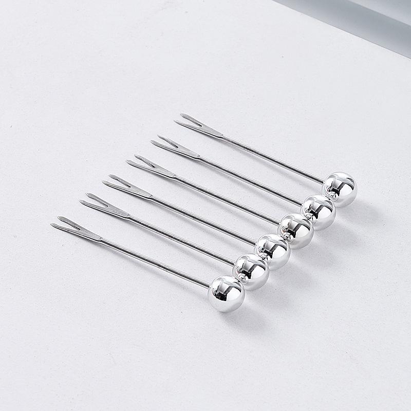 

Минималистичный набор фруктовых вилок из нержавеющей стали «Маленький медвежонок» с керамической подставкой