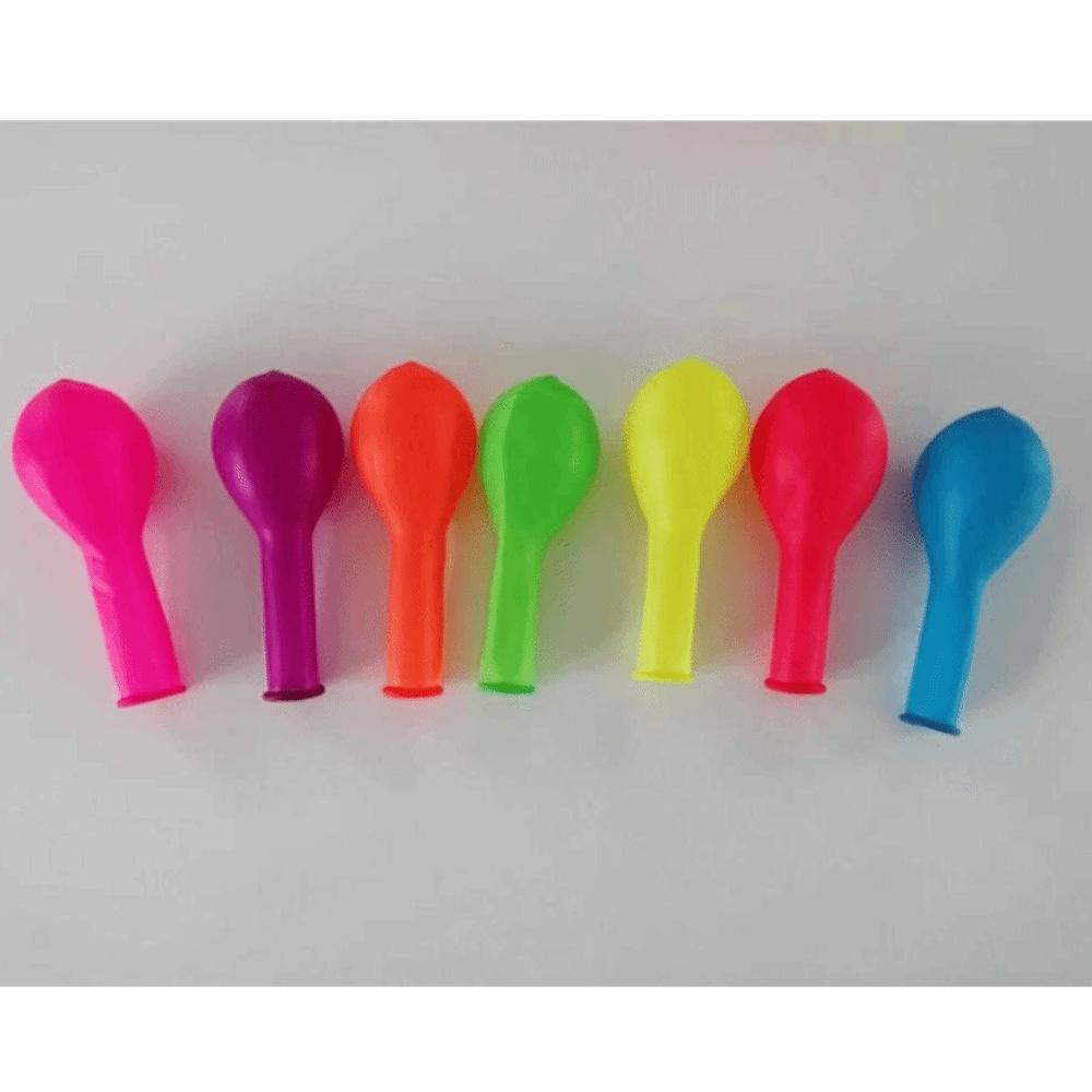 100Pcs Decorative Fluorescent Balloons 10/12in UV Balloons Party Supplies Neon Balloons  Graduations