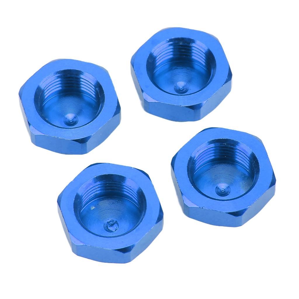 4pcs 1Celsius8 RC Hex Hub Nuts Dustproof Lightweight 17mm Aluminum Wheel Hex Drive Hub Adaptor