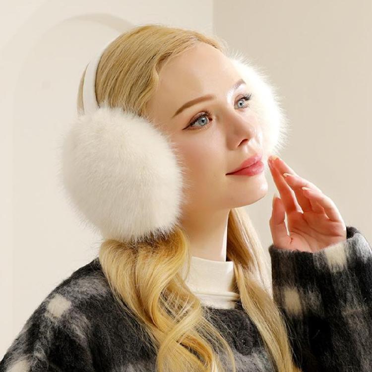 Teens Girl Skiing Ear Muffs Lovely Furry Ear Protectors Outdoor Sports Earmuffs