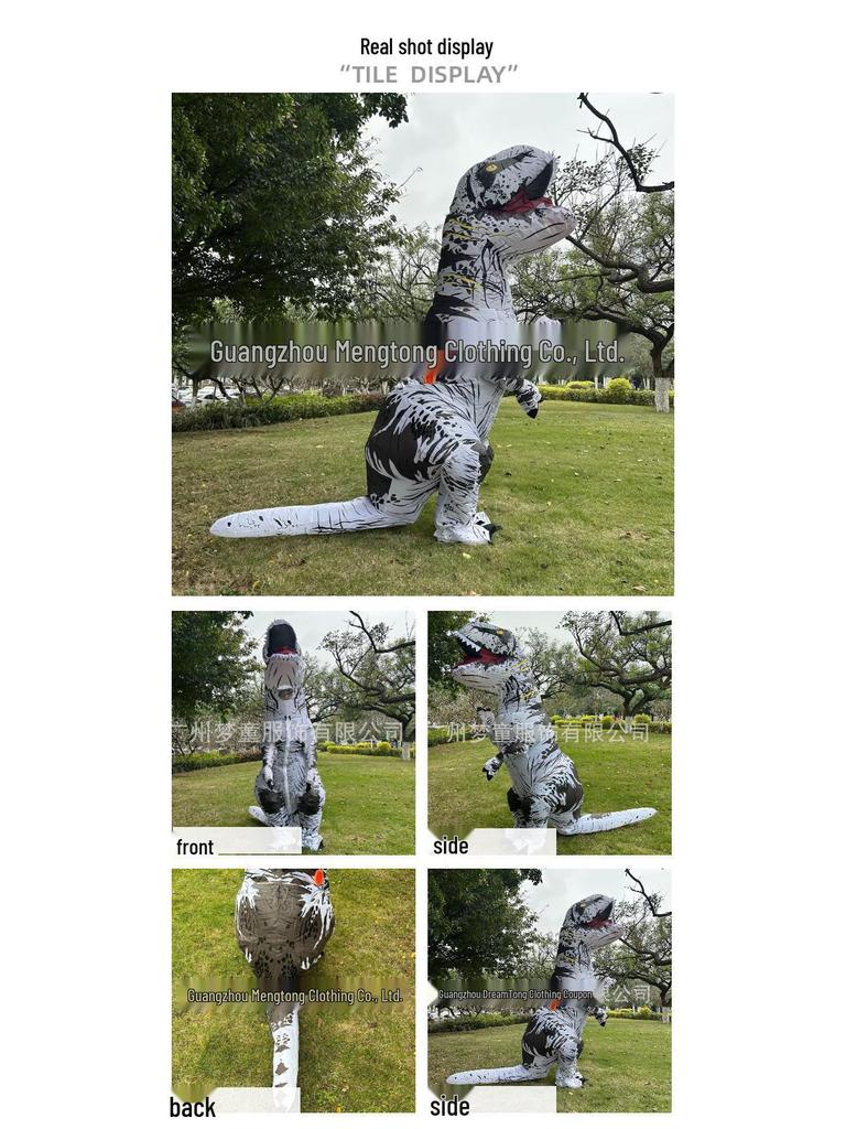 Costum Gonflabil Halloween Dinozaur & Flamingo Iepure: Recuzită amuzantă pentru spectacol cu animale