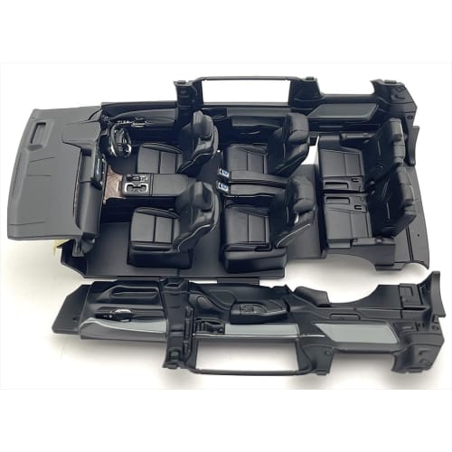 Kyosho Original 1/43 Scale LEXUS LM 500h (Sonic Quartz, 6-Seater, Black) Finished Product KS03924Q