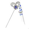 Chinese Hair Sticks Stylish Traditional Flower Hairpin Tassels Clip