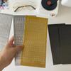 Letter Number Letter Stickers for DIY Idol Card Album Bronzing Gold Silver Scrapbooking Diary Sticker Korean Stationery 1Sheet