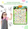 Poster parlante inglese con alfabeto interattivo, tabella da parete con alfabeto ABC, giocattolo elettronico per bambini, giocattolo educativo per l'apprendimento, regalo