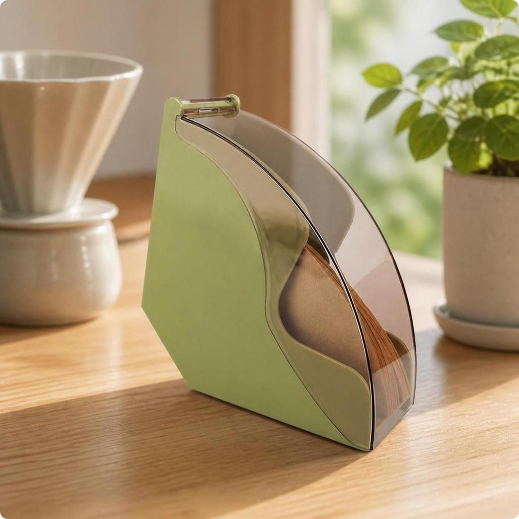 Filter Holder Dustproof Coffee Paper Storage Convenient for Cafe