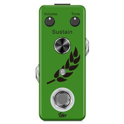 ISET Fuzz Pedal Analogowy Efekt Fuzz Pszeniczny dla Gitary Elektrycznej Basu Prawdziwy Bypass(Kędziory)