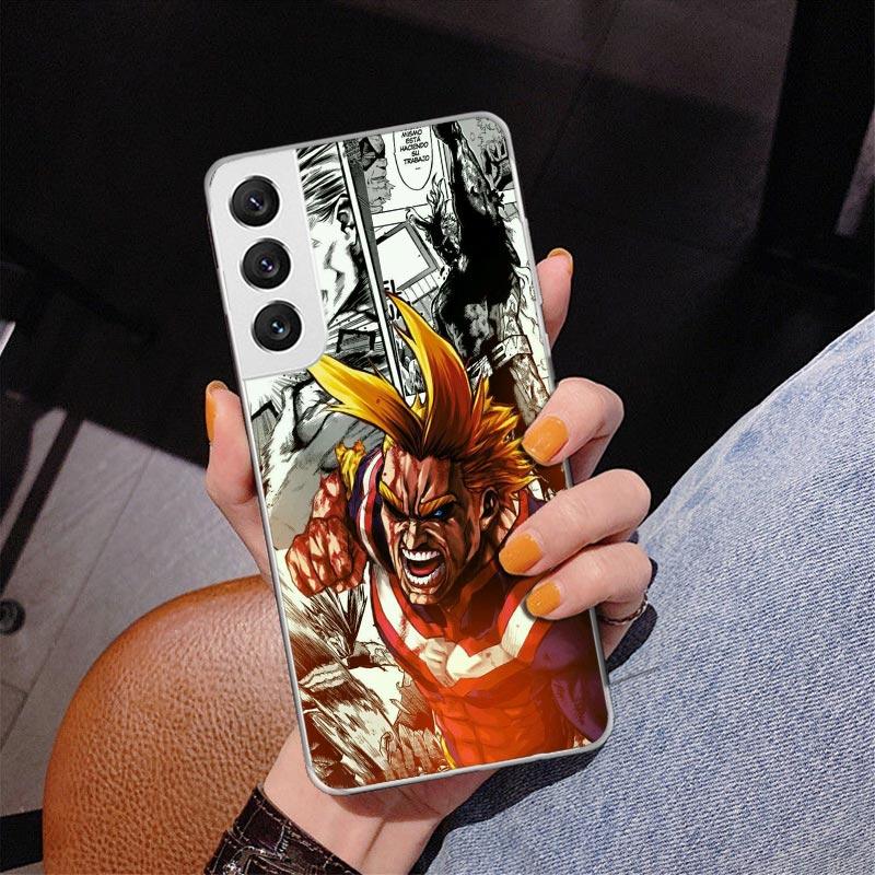 My Hero Deku Phone Case For Samsung Galaxy S24 S25 Edge S26 Ultra S23 S22 S21 Plus S20 FE + Personalized Print Cover Galaxy S24