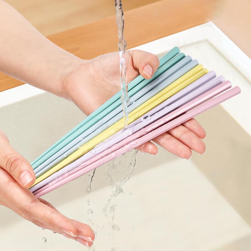 Kobach Healthy Alloy Chopsticks 5-Pair Set