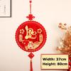 1PC Decorations Ceremony Tassel Hang Blessing Red Spring Festival New Year Traditional Festive Atmosphere Brightly Colored