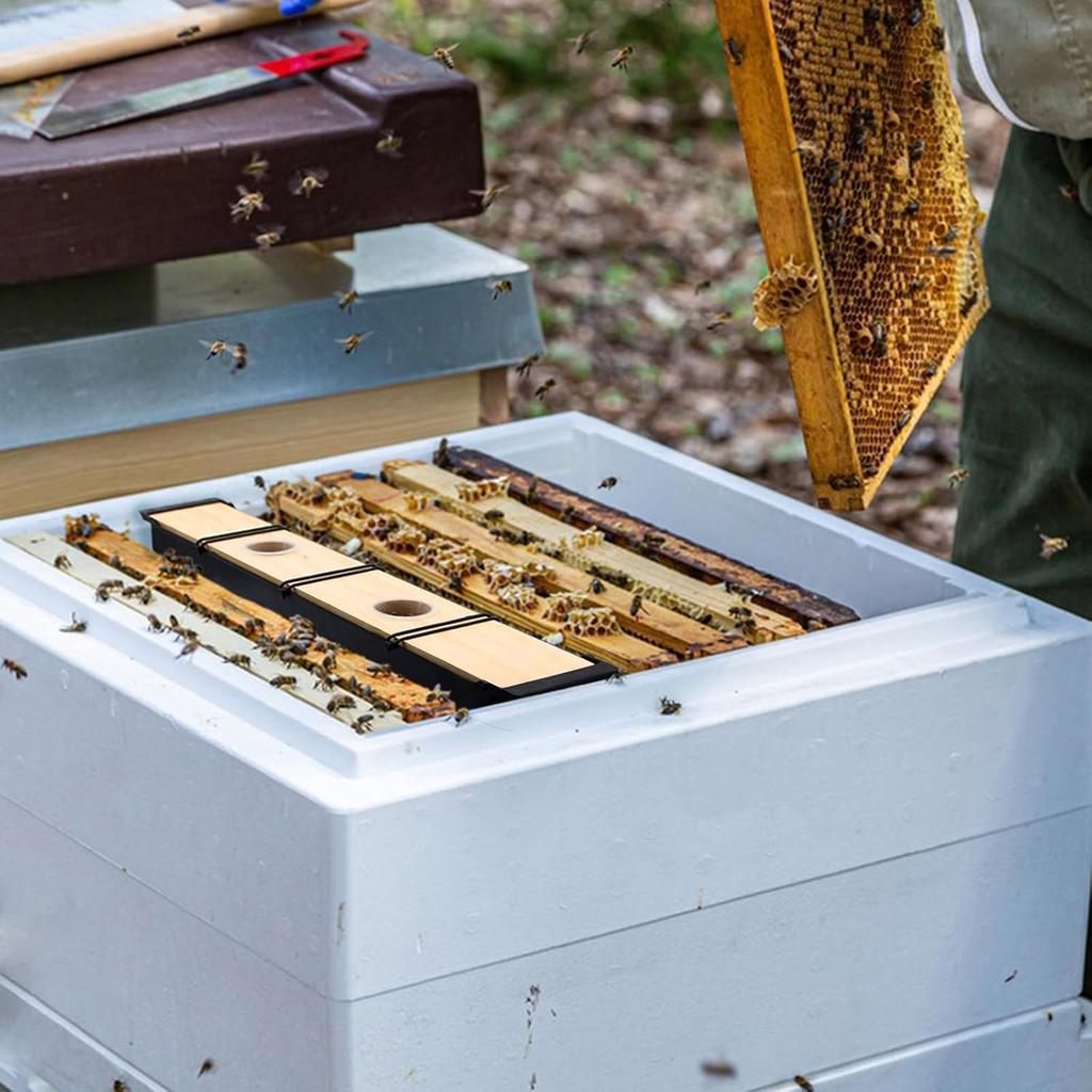 Plastový rám krmítka pro včely Plástový dávkovač vody Včelařské potřeby Plastová textura pro efektivní včelaření