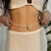 Sea Star Body Chain Imitation Pearl Jewelry Accessories Summer Shell Waist Link  Vacation