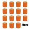1/6/10/15Pcs 4.8m orange First Aid Self Adhesive Cohesive Elasticity Bandages Sports Tape for Wrist Ankle Sprains & Swelling