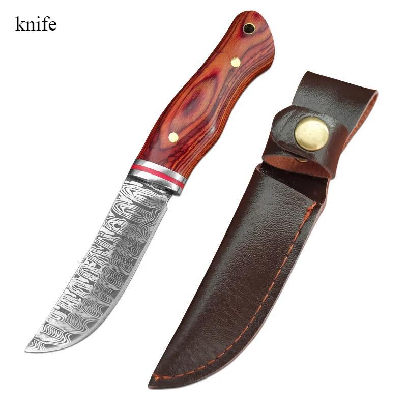 Boning Knife Wooden Handle Kitchen Knife Meat Cleaver Mongolian Meat Eating Knife Beef Sheep Knife Stainless Steel Kitchen Knife