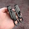 New 2pcs Belt Key Clip Stainless Steel Tactical Stealth Belt Loop Keychain