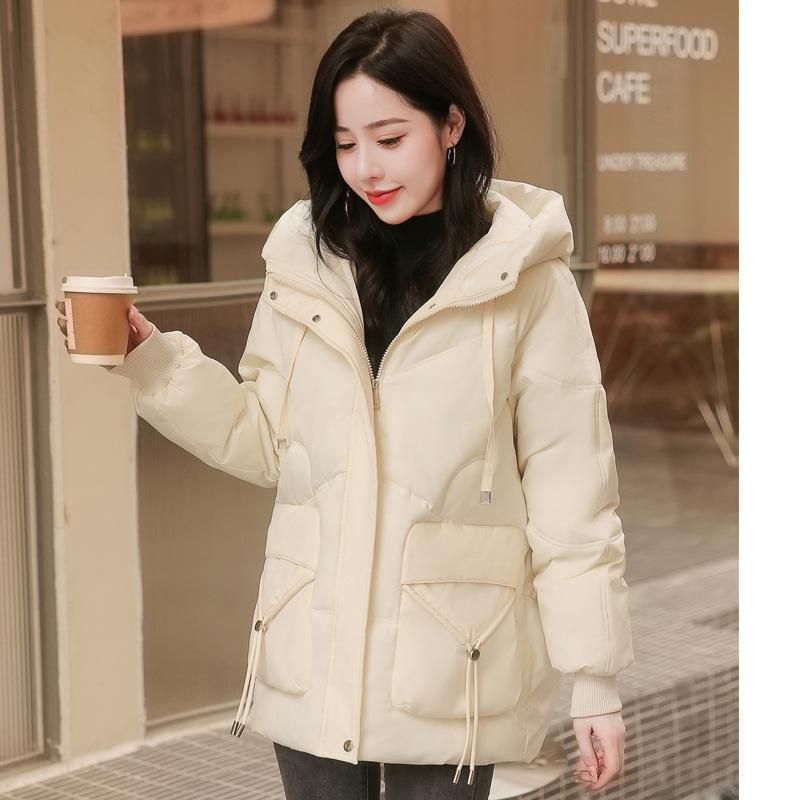 Пуховик женский короткий стиль осень-зима новый корейский стиль свободный и универсальный — фото 8