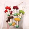 Cute Mushroom Key Lanyard Wrist Strap Phone Lanyard Cartoon Mushroom Shape Phone Charm Perfect for Bags Phones and Key