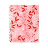 Papier autocollant à décoller des deux côtés Carnet japonais minimaliste Cahier à feuilles mobiles pour étudiants Planificateur rechargeable avec reliure spirale