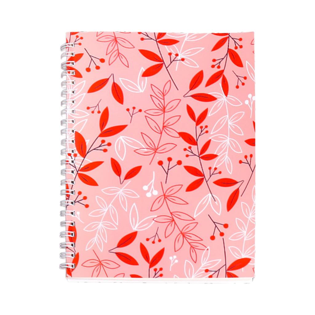 Papier autocollant à décoller des deux côtés Carnet japonais minimaliste Cahier à feuilles mobiles pour étudiants Planificateur rechargeable avec reliure spirale