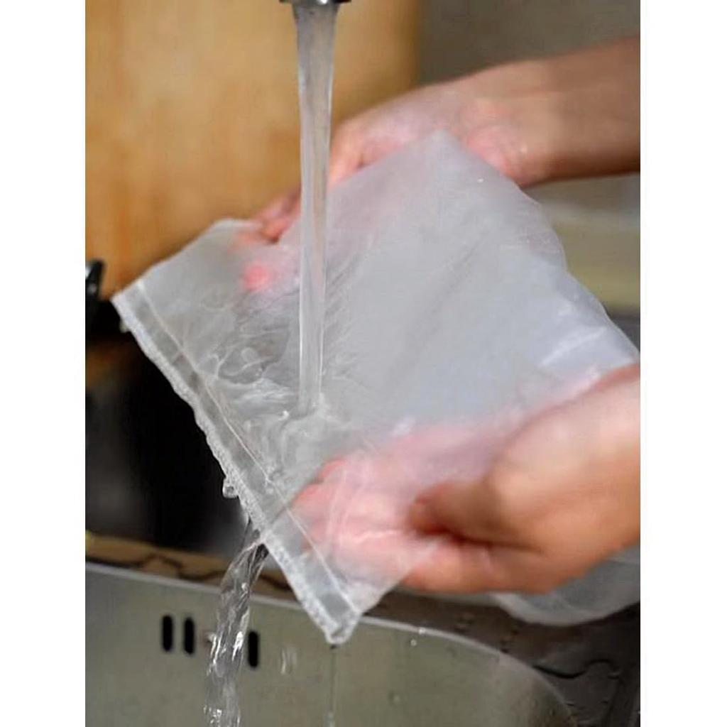 Heat-resistant Mesh Strainer Bag, Pack of 2, 300#, Size 2535cm, 300# Mesh, Extra-fine Mesh, Suitable for Filtering Honey, Coffee, Juice, Soy Milk,