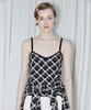 SINOON Flower Pattern Sleeveless (Black)