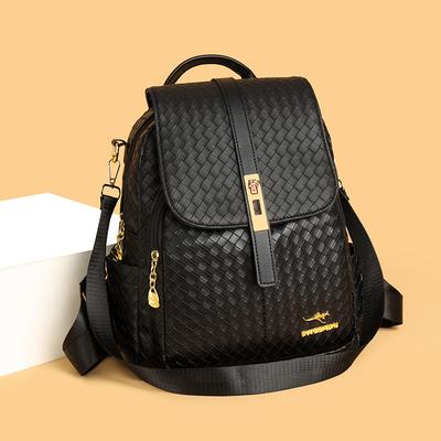Dvouramenný batoh Trendy dámský batoh Velká kapacita Ležérní Všestranná dámská taška