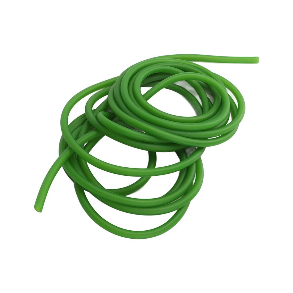Q4070 5M Naturkautschukschlauch Stretch Elastischer Schlauch Outdoor Jagd Ersatzband Fluoreszierend Grün