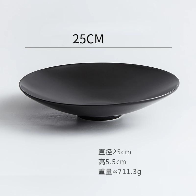 Special-shaped Ceramic Pasta Plate Creative Salad Deep Soup White French Hotel Dish Tableware Kitchen Supplies