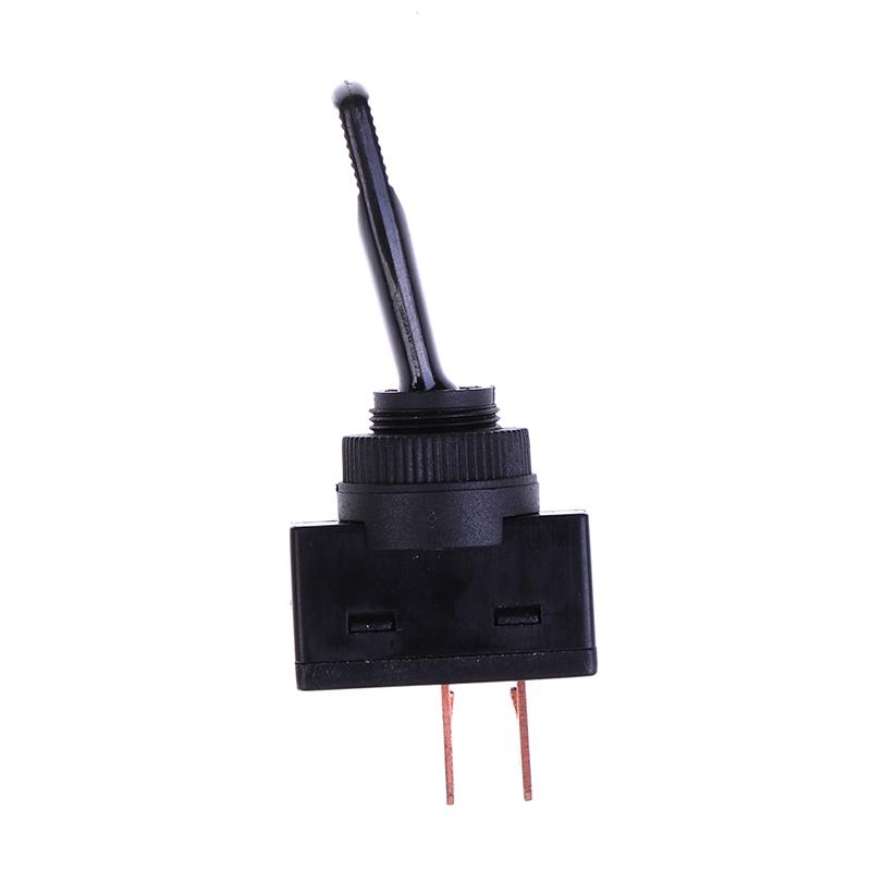 Interruptor de palanca para coche Asw-13-101 de 2 pines y 12 mm, 12 V, 20 A