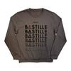 Bastille Unisex Adult Repeat Logo Sweatshirt