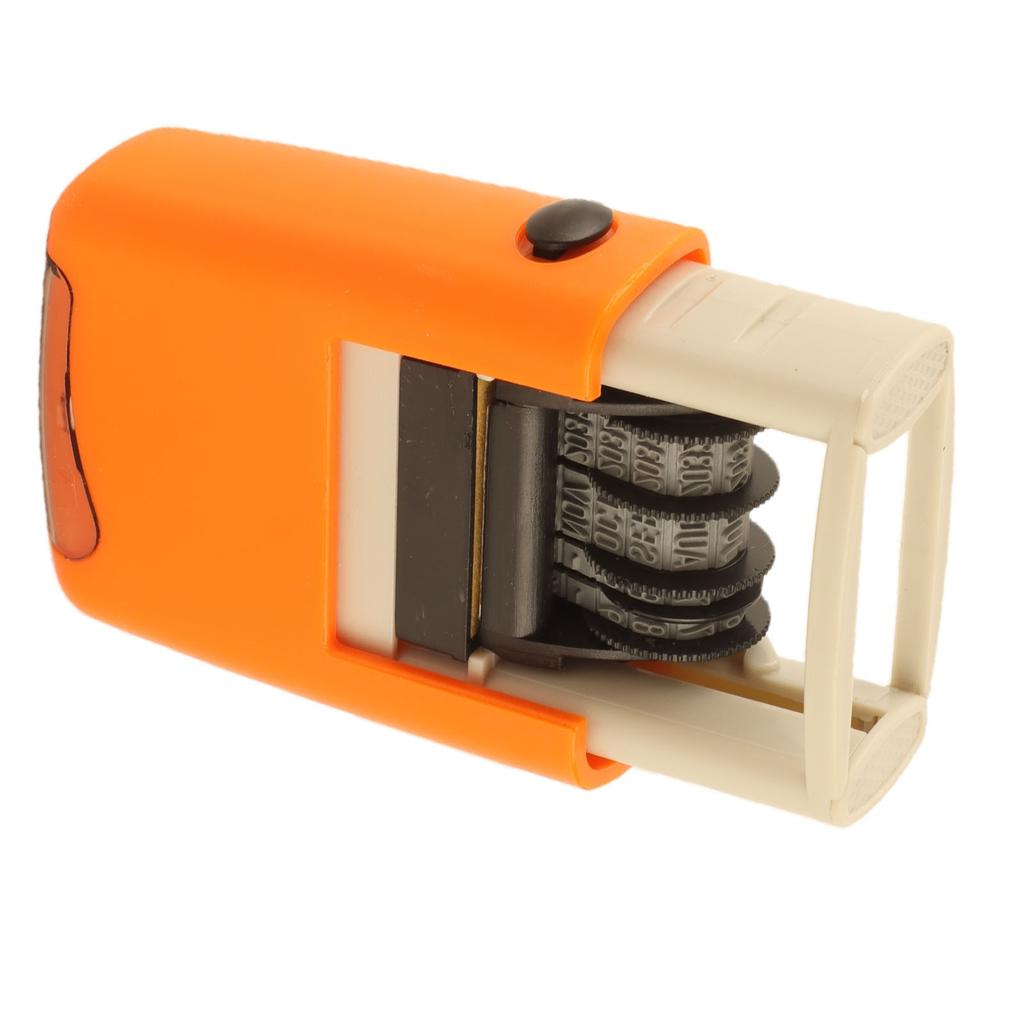 25x2.8mm English Date Stamp Clear Stamping Quick Drying Date Stamp for Study Work Life