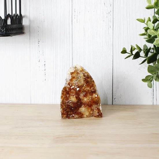 Citrine Cluster Raw for Reiki Healing Vastu 880-890 Gm Citrine Point Cluster Geodes for Home Decoration Shop Office Table Crystal At Home