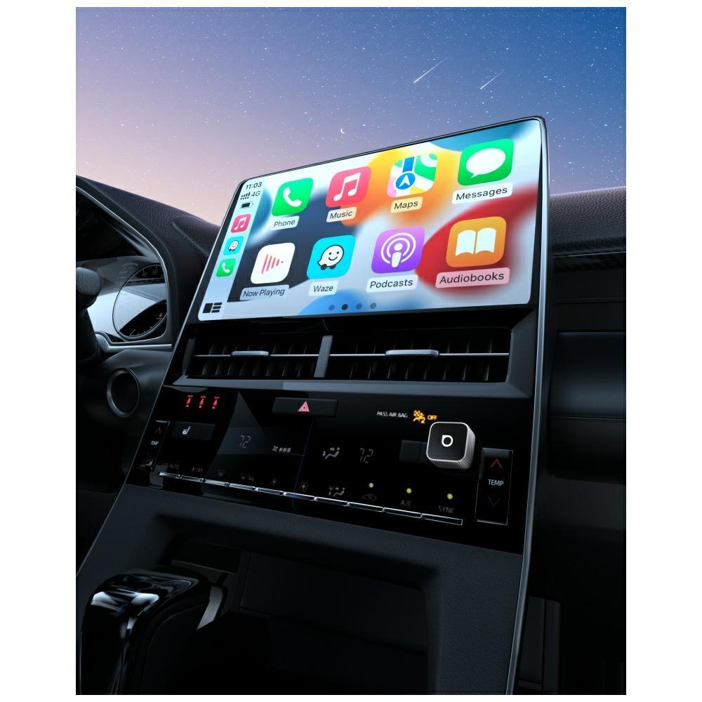 Ottocast CP88-T2 Mini Cube CarPlay Bluetooth Car Adapter Black