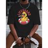 European Size Men'S Lifeguard T-Shirt. A Printed Tee Designed for Basketball Practice. This Crewneck, Short-Sleeve Shirt Perfect for Trendy Streetwear