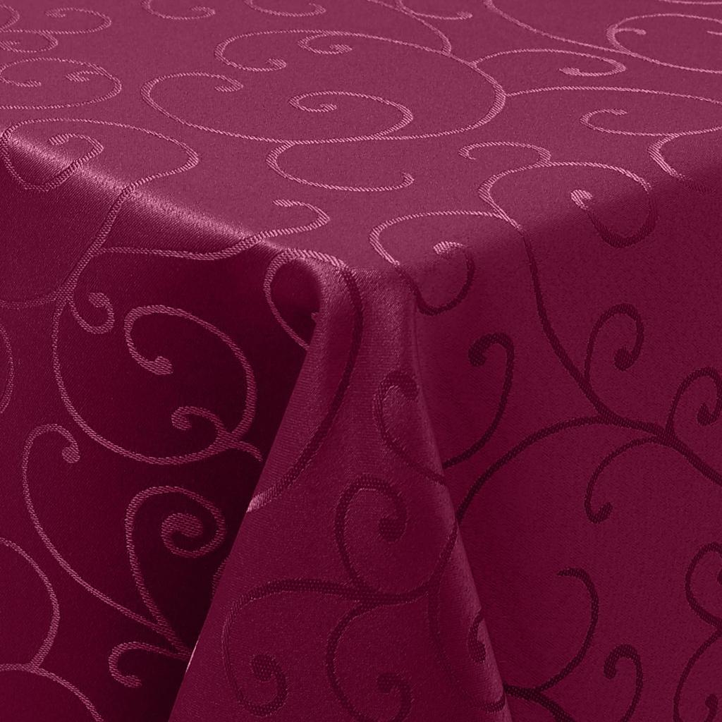 Homaxy Rectangle Table Cloths Easy Care Scratch-Resistant Kitchen Party Damask Tablecloths Washable Ornaments Diner Table Covers