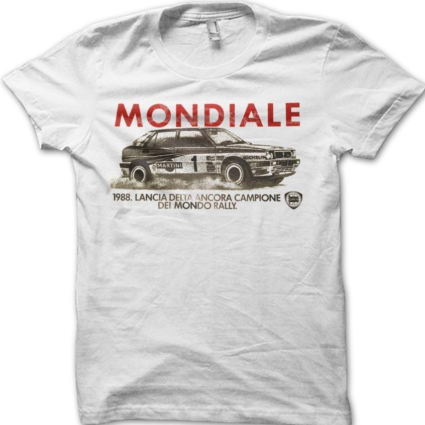 

Mondiale Rally Classic Retro Motorsport Vintage Car T-Shirt 06186 M