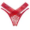 Women's Interwoven Hollow See-through Low Waist Thin Strap Tempting Sexy Panties Thong