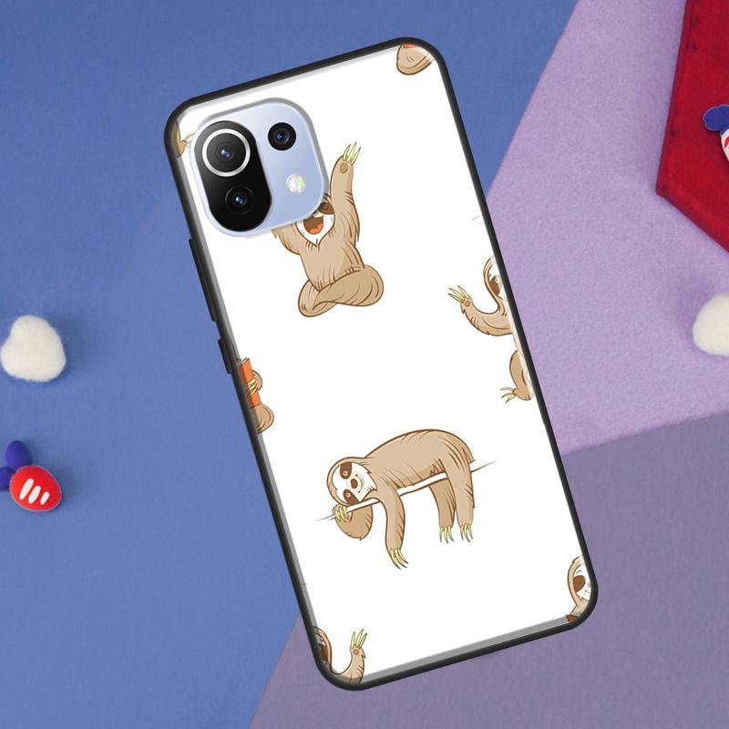 Baby Sloth Cover For Xiaomi 14 Ultra 13 11T 12T 13T 14T Pro POCO X7 X6 Pro X3 X5 F3 F5 M6 F6 Pro Case