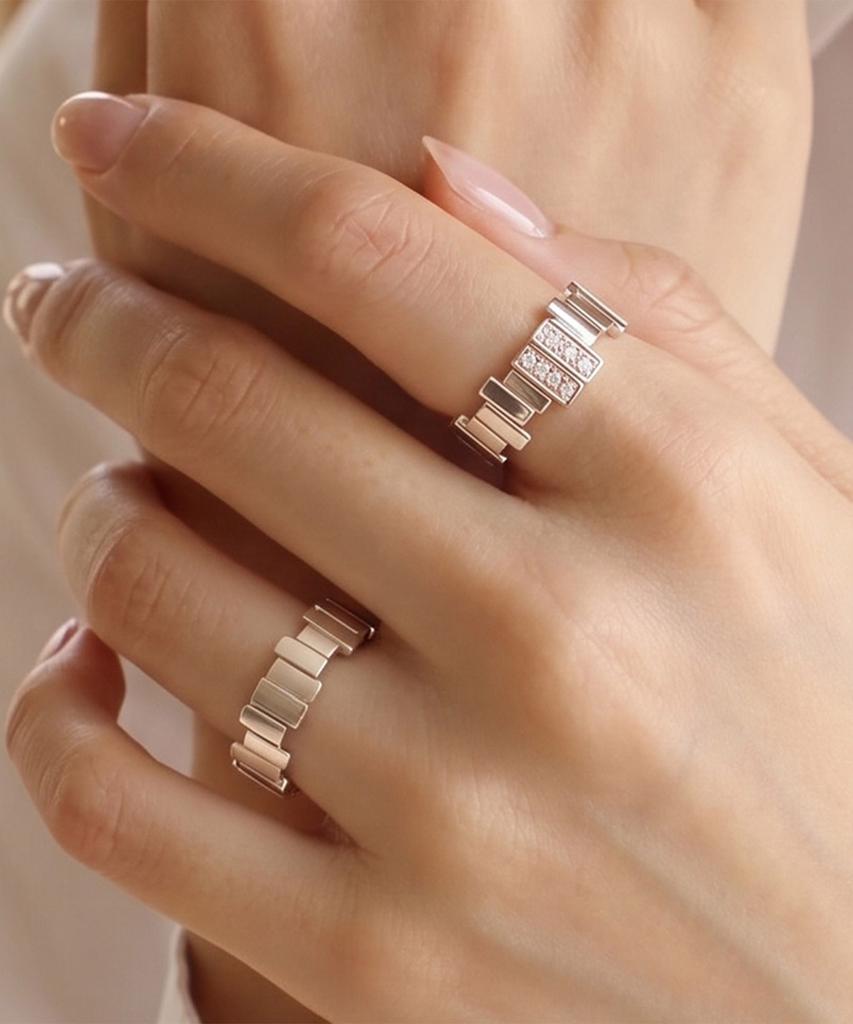 Helene Jewelry Silver 925 Ingis-On Couple Rings Silver Rings