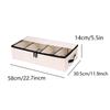 Clothing Storage Bag Made Of Cotton And Linen Washable Separated Dust-Proof Thickened Suitable For Moving Bed Bottom Storage Box