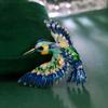 The Blue-winged Bird Brooch Is Exquisite and Fashionable. The Magpie Brooch Is A Niche Design Pin