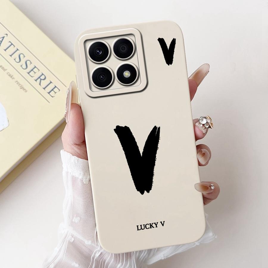For Honor X8 X8a Case for HonorX8 4G X 8 A CRT-LX1 Soft Silicone Phone Coque Letter Painted Shockproof Protective Fundas Cover