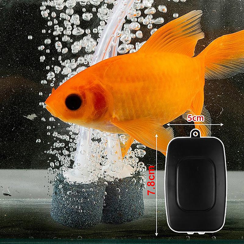 Usb 5V 1W Aquarium Oxygen Air Pump Fish Tank Mini Compressor Double Outlet With Check Valve Silent Oxygenator Bubble Aerator
