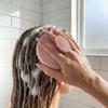 Handheld Silicone Scalp Massager Brush with Soft Bristles