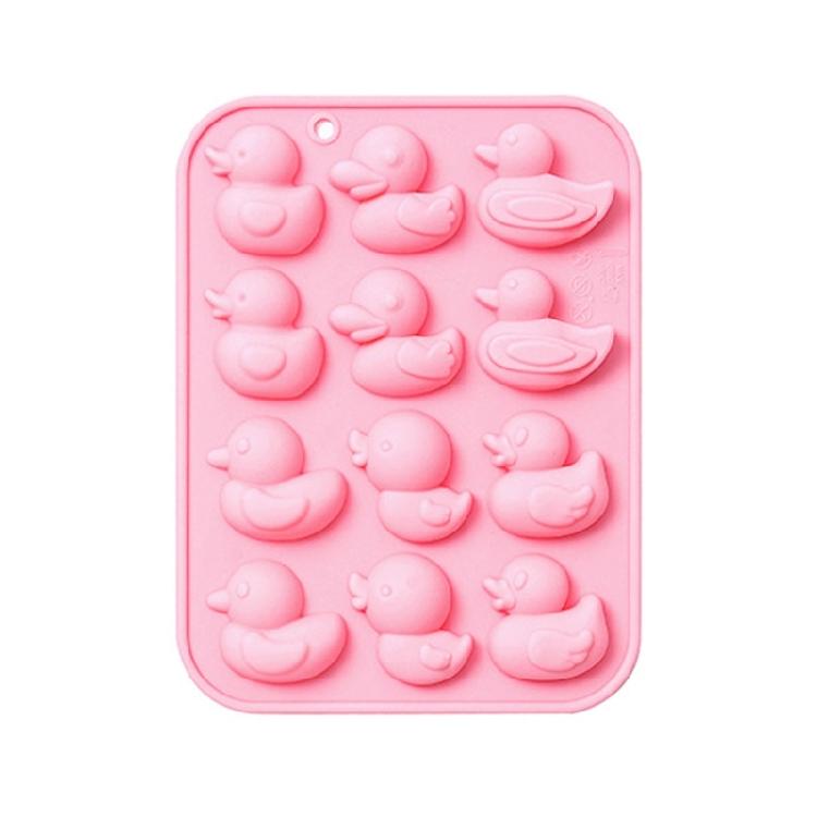 12 Cavity Ducks Resin Mold Fondant Silicone Mold DIY Cake Pastry Baking Mold
