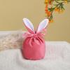 Oster-Süßigkeitentüte Superweiches Hasenohren-Design Feine Textur Farbecht Verschleißfest Dekorativ Osterhase Süßigkeiten Aufbewahrungstasche Geschenkbeutel Dekoration